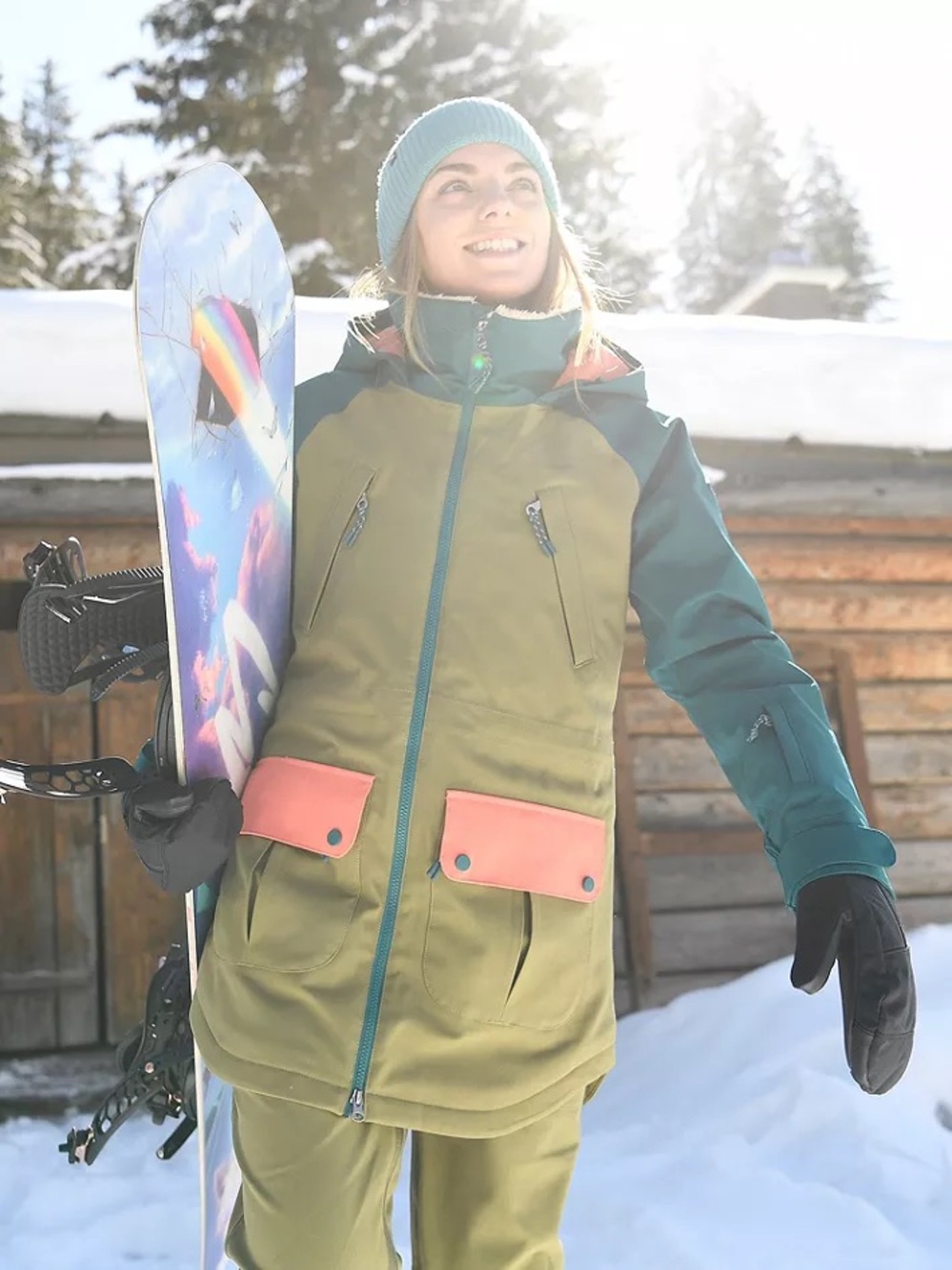 Burton Prowess Insulated Snowboard Ski Jacket Snow Color Block Winter Streetwear